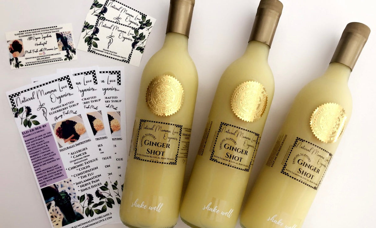 Organic Ginger Shot Family Size 750 ml / 25 fl oz