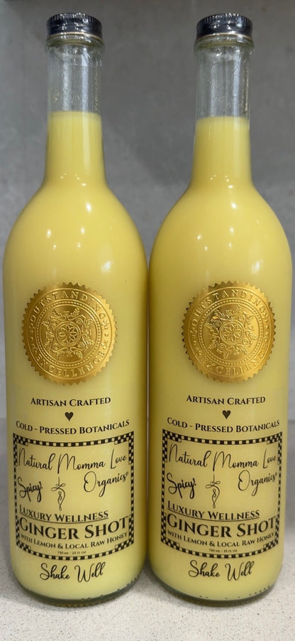 Organic Ginger Shot Family Size 750 ml / 25 fl oz