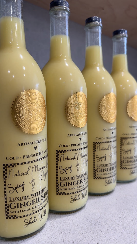 Organic Ginger Shot Family Size 750 ml / 25 fl oz