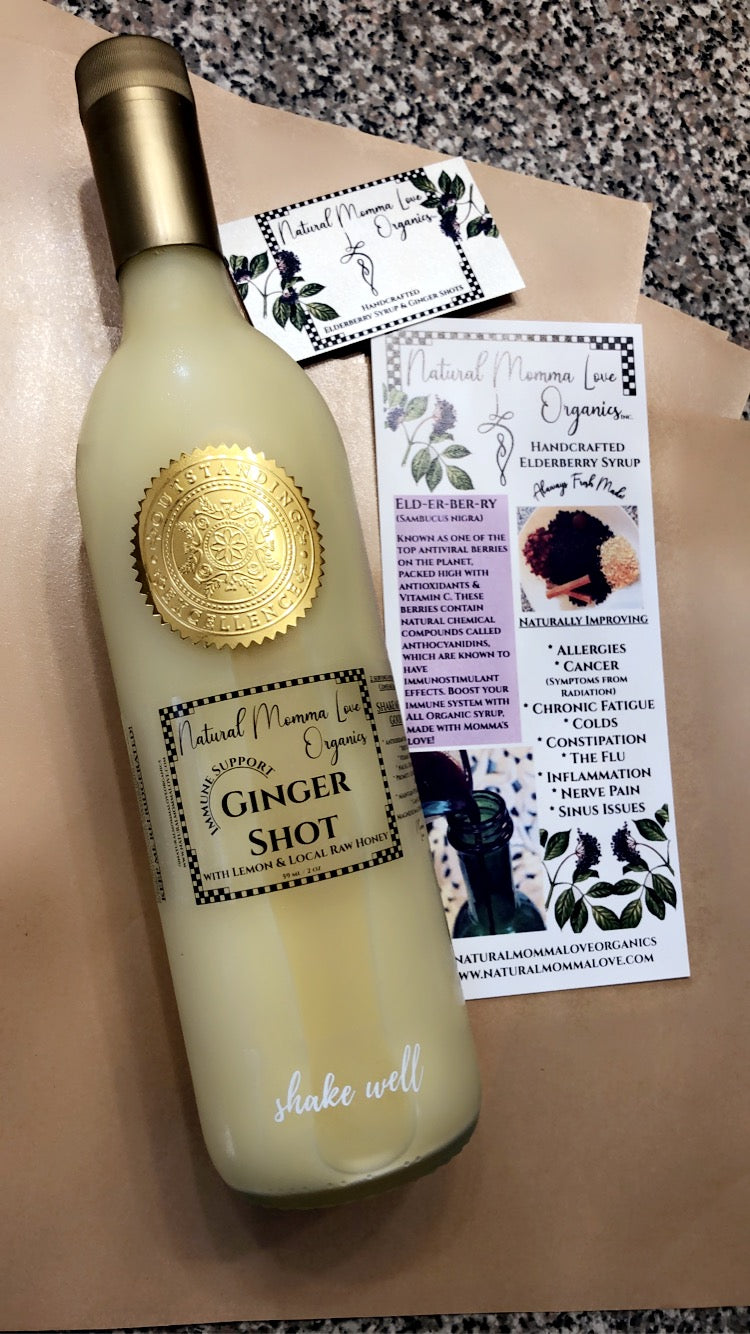 Organic Ginger Shot Family Size 750 ml / 25 fl oz