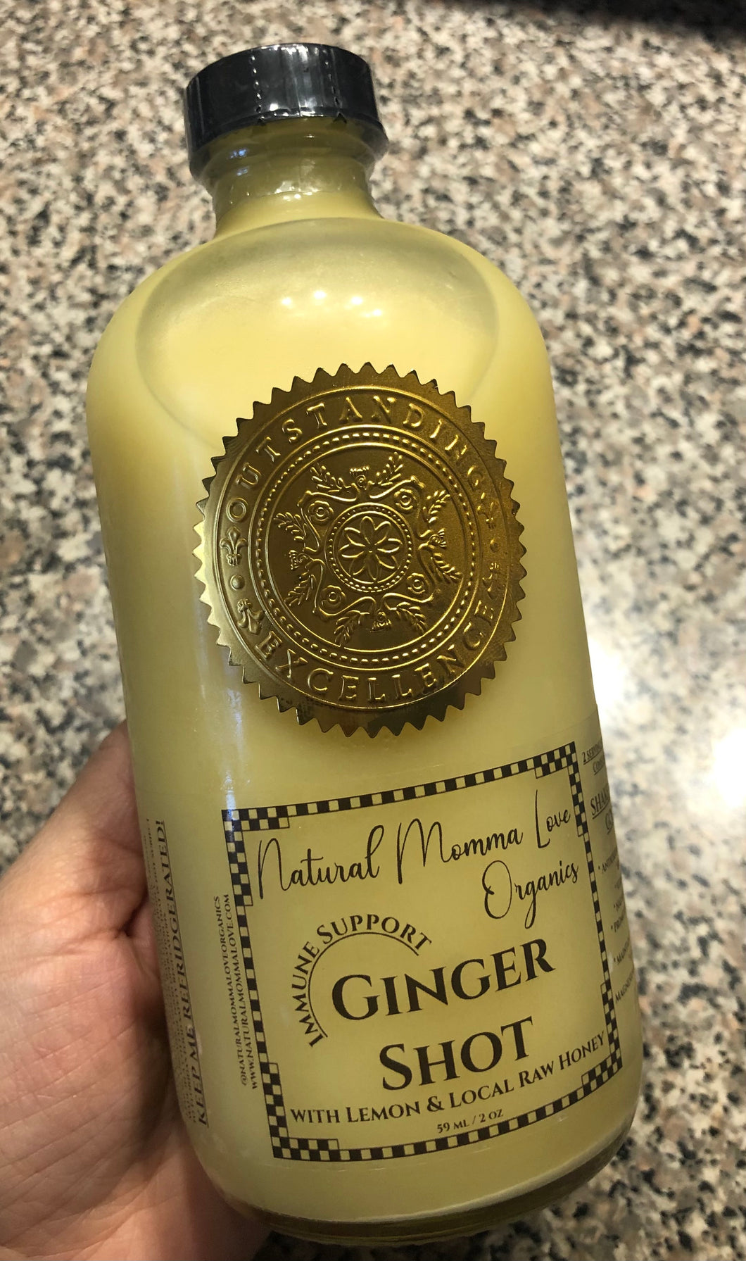 Organic Ginger Shot 16oz