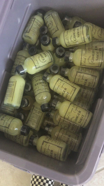 Bulk Order 130 Immune Support Organic Ginger Shot Singles